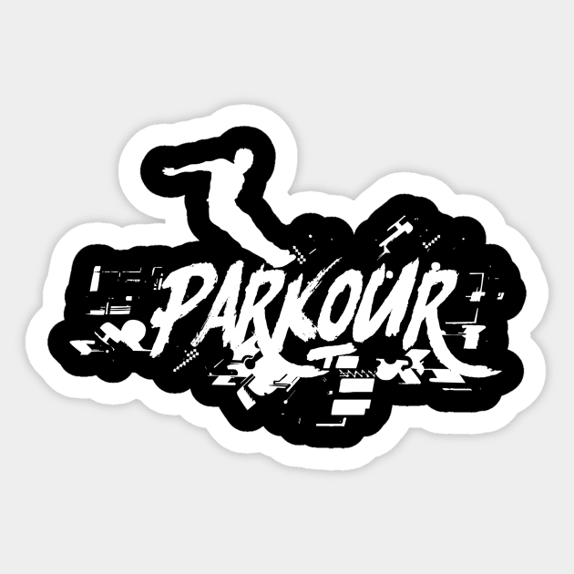 Parkour - Street Strength Sticker by Speevector